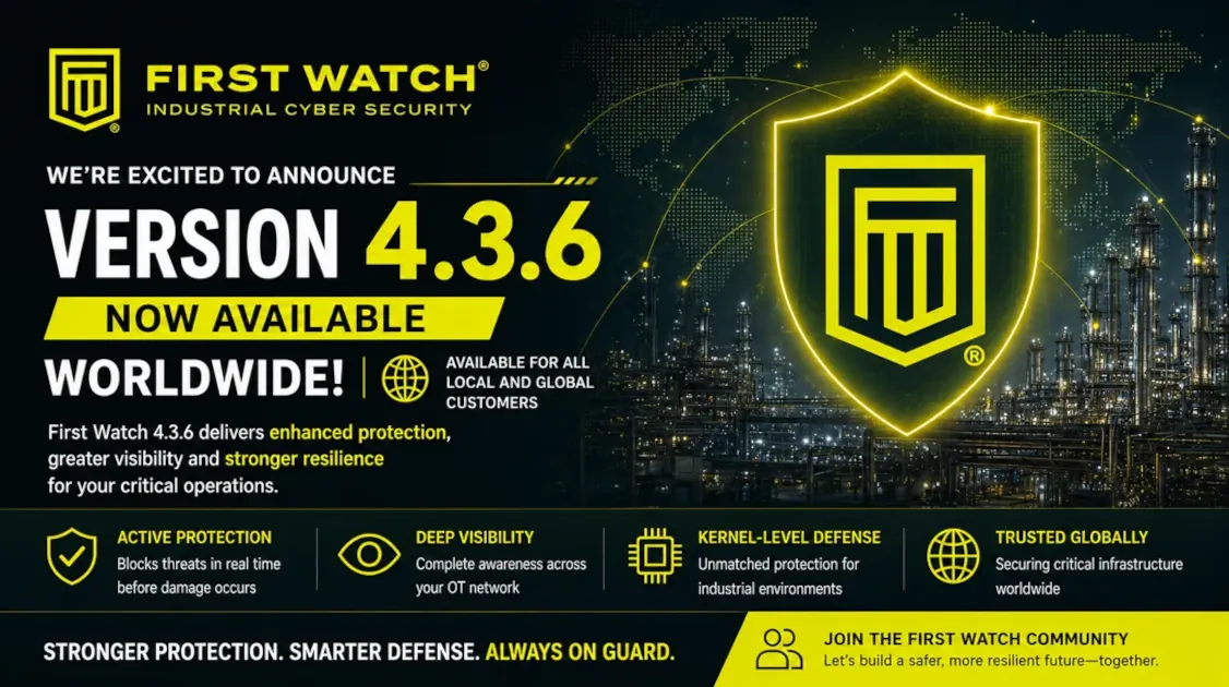 First Watch® 4.3.6 Now Available